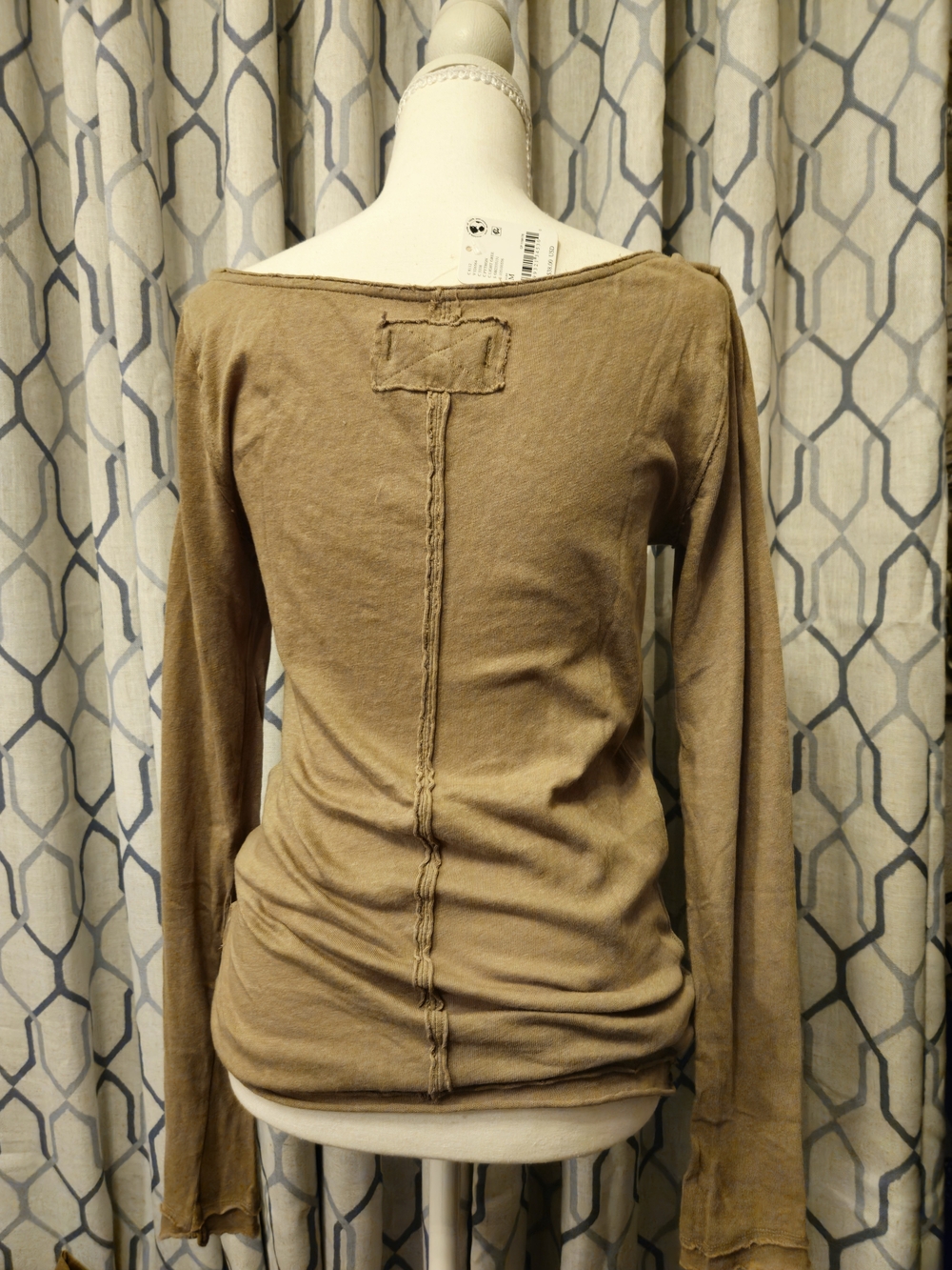 NWT Free People We The Free Most Loved Long Sleeve Tee - Size M Python Colorway - Picture 2 of 7